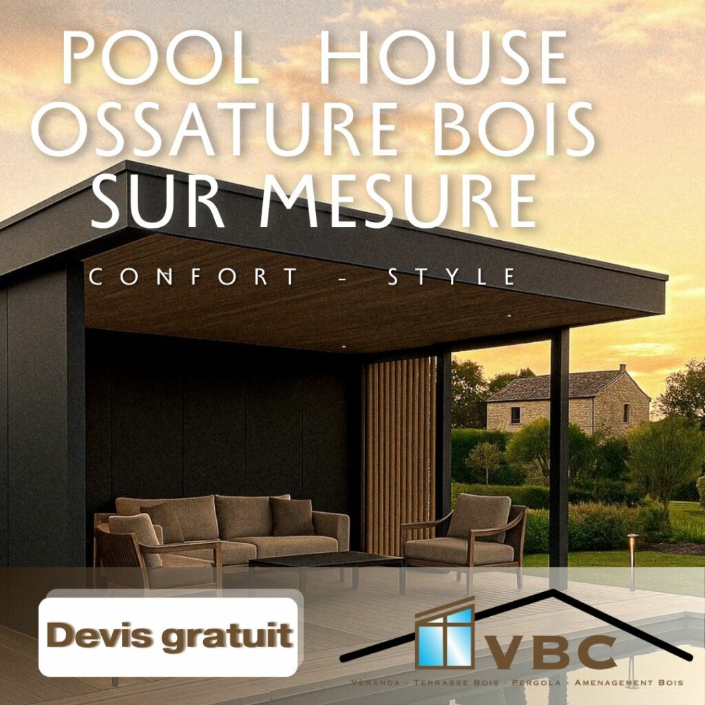Annonce - nouveau pool house par VBC