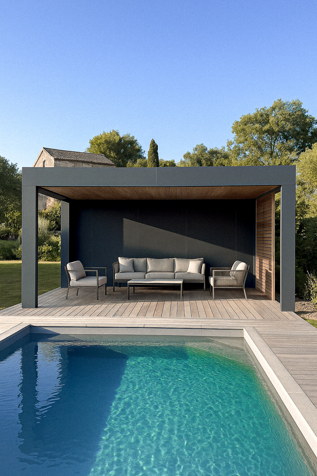 Pool-House - Veranda Bois Concept